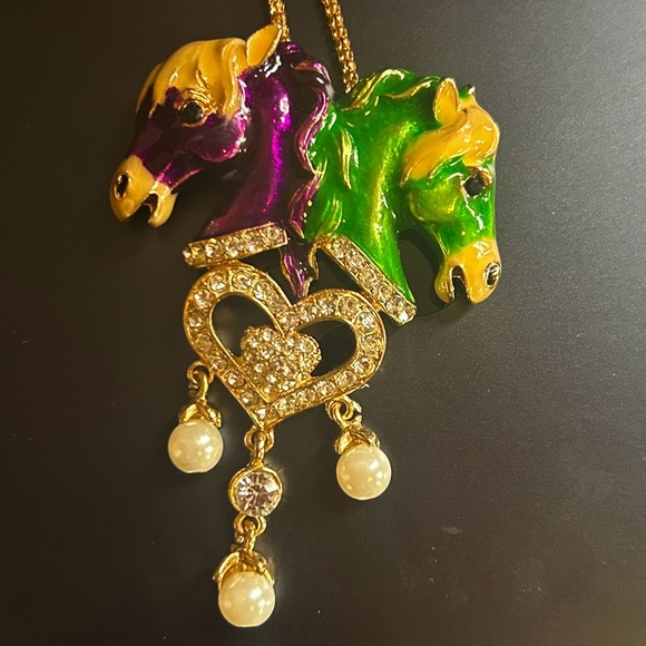 Betsey Johnson Whimsical Cowgirl Necklace - Picture 3 of 3